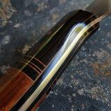 2021 - NORA #1695 - CPM-M4 Compact Santoku Arizona Ironwood | Black G 10 | Copper
