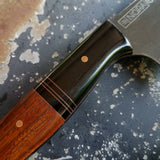 2021 - NORA #1695 - CPM-M4 Compact Santoku  Arizona Ironwood | Black G 10 | Copper