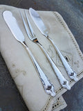 Custom Engraved 'Full Moons' Vintage Flatware Set - Silver Plated