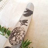 Custom Engraved 'Full Moons' Vintage Flatware Set - Silver Plated