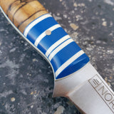NORA Boning Knife #1106 - Blue | White | Wood