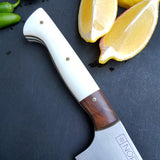 NORA #1120 - 7.5' Santoku - 52100 Carbon Steel