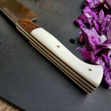 NORA #1120 - 7.5' Santoku - 52100 Carbon Steel