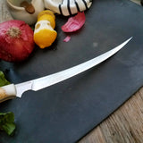NORA 10 Inch Filet Knife #1153 - White Pearl Shokwood