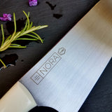 NORA #1199 - 7.5' Santoku - White & Gray G10