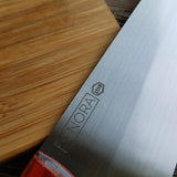 NORA #1519 - 7.5" Chef - 01 Carbon Steel - HARD USE - Padauk