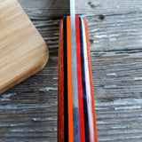 NORA #1519 - 7.5" Chef - 01 Carbon Steel - HARD USE - Padauk