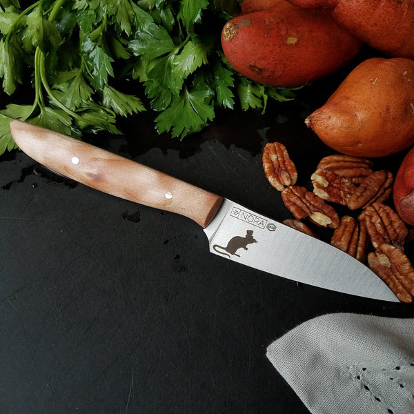 BF2019 - NORA #1613 - 3.5" Paring Knife - Quilted Maple