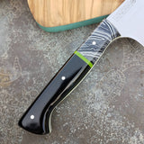 NORA #1640  - 8.5 Inch Chef - O1 Carbon Steel - Black & White