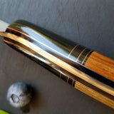 NORA #1676 - 6.5 Inch Nakiri - AEB-L Stainless Steel - Finis Coronat Opus (the end crowns the work)