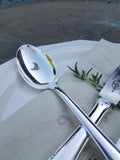 Custom Engraved 'Full Moons' Vintage Flatware Set - Silver Plated