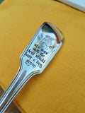 Vintage Spoon - He who sups with the devil...