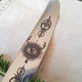 Custom Engraved 'Full Moons' Vintage Flatware Set - Silver Plated